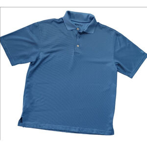 Men's Pro Tour Polo Shirt Size M Blue